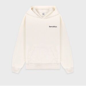 Sporty&Rich Serif Logo Hoodie